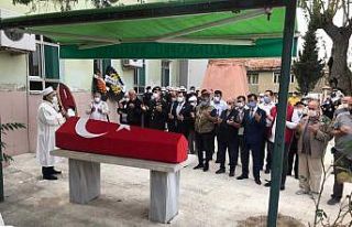 Kore gazisi askeri törenle son yolculuğuna uğurlandı