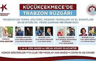 Küçükçekmece’de Trabzon rüzgarı