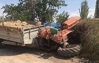 Kullandığı traktörünün altında kalarak hayatını...