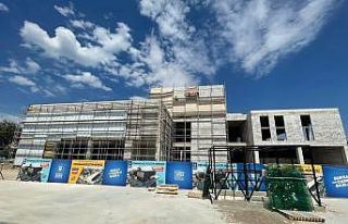 Kültür merkezinde çalışmalar hızlandı