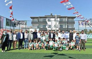 Kumbağ Yaşar Vardar Spor Tesisleri törenle hizmete...