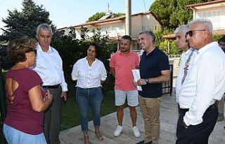 Kuşadası Belediyesi sahada çözüm üretmeye devam...