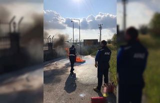 KYK personeline yangın tatbikatı