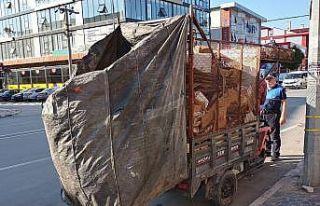 Lisanssız çek-çekler zabıtaya takıldı