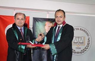 Malatya barosunda devir teslim töreni yapıldı
