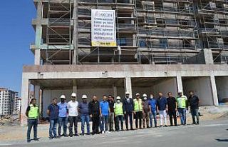 Malatya’da inşaat sektörü iş bırakma eylemi...