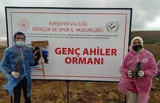 Malatya’dan Kırşehir’e Ahi fidanı