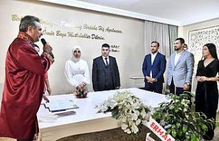 Mamak’ta 3 ayda bin 331 çift nikah masasına oturdu