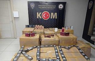 Manavgat’ta 7 bin 950 adet gümrük kaçağı parfüm...