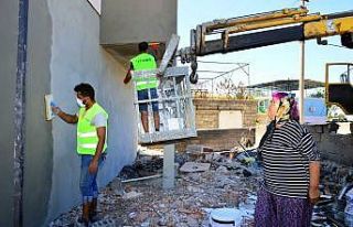 Manavgat’ta hafif hasarlı 398 binadan 160’ı...