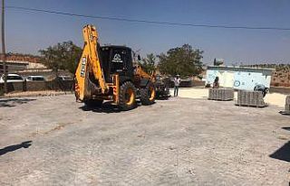 Mardin’de kilitli parke çalışmaları yoğun şekilde...