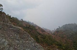 Marmaris’te yıldırım düşmesi sonucu orman yangını...