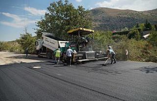 Melikgazi’de asfalt çalışmaları devam ediyor