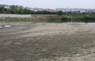 Meriç Nehri’nde kuraklık alarmı