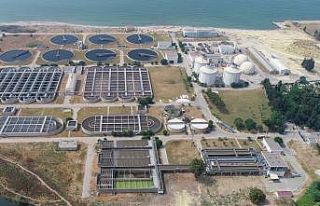 Mersin’de arıtma tesisinde arıtılan sular sanayide...