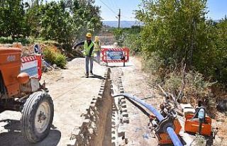 MESKİ, Mut Tuğrul Mahallesine yeni içmesuyu hattı...