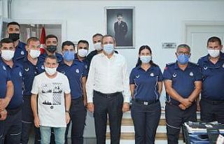 Mesut Ergin’den zabıtaya kutlama