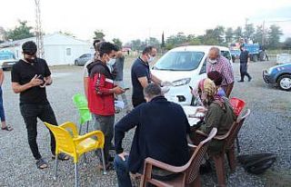 Mevsimlik tarım işçileri aşılandı