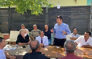 Milletvekili Tutdere Tut ilçesinde vatandaşları...