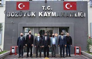 Milletvekili Tüzün ve Başkan Bakkalcıoğlu Kaymakam...