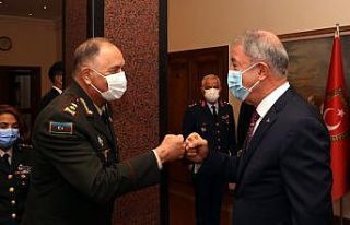 Milli Savunma Bakanı Akar, Azerbaycan Genelkurmay...