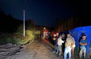 Misafirliğe gittikleri evde çıkan yangında baba...
