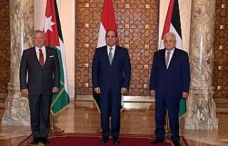 Mısır, Ürdün ve Filistin liderleri arasında üçlü...