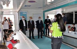 Mobil trafik eğitim tırı Bilecik’te