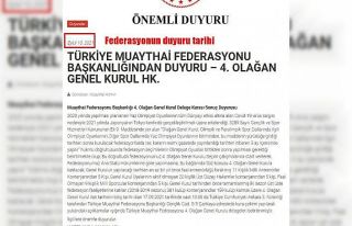 Muaythai Federasyonu, Spor Bakanlığı’nı solladı!