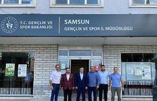 Musa Aydın, Samsun Gençlik ve Spor İl Müdürlüğü’nü...