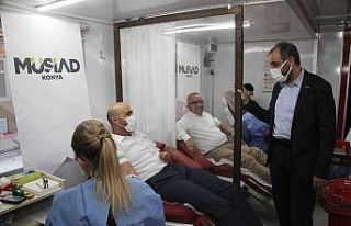 MÜSİAD Konya’dan kan bağışı