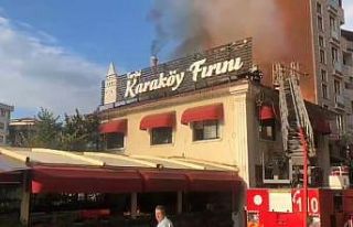 Mutfakta çıkan yangın fırını yaktı