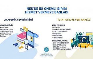NEÜ’de iki önemli birim hizmet vermeye başladı