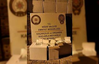 Niğde’de 3 milyon makaron ele geçirildi