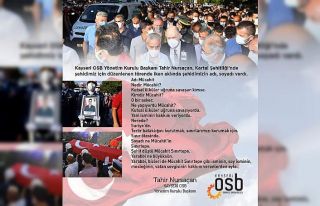 Nursaçan’dan İdlib şehidi için duygulandıran...