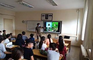 Öğrencilere biyolojik çeşitlilik anlatıldı