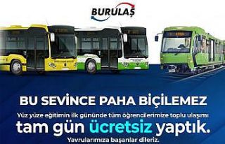 Okula ulaşım ilk gün ücretsiz