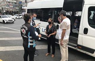 Okulların ilk gününde okul servisleri denetlendi