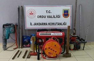 Ordu’da kaçak define arayanlara suçüstü