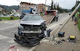 Ordu’da trafik kazası: 1 yaralı