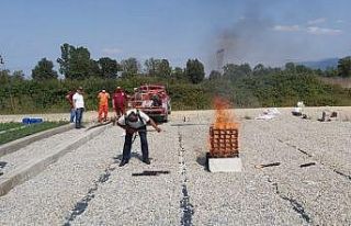 Orman yangınları için farklı kimyasalların kullanılması...