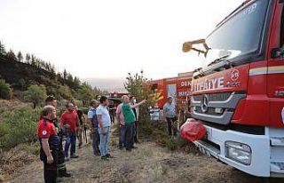 Orman yangınlarına karşı başarılı mücadele...