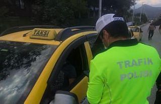 Osmaneli’nde ticari taksiler denetlendi