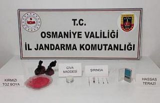 Osmaniye’de 579 gram cıva ele geçirildi
