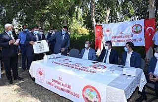 Osmaniye’de çiftçilere 4 bin adet zeytin kasası...
