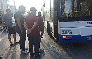 Otobüste bayılan yolcuyu hastaneye yetiştiren şoför...
