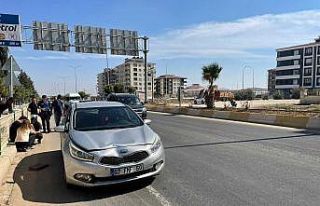 Otomobil yaya çaptı: 1 yaralı