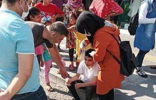 Otomobille bisiklet çarpıştı: 1 yaralı