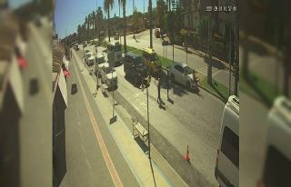 (ÖZEL) Böyle kaza olmaz dedirten olayda otomobilin...