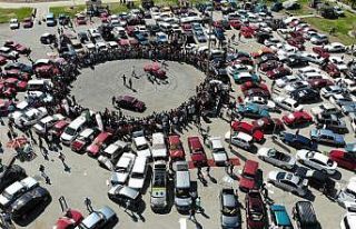 (Özel) Drift tutkunları Erzincan’da nefes kesti